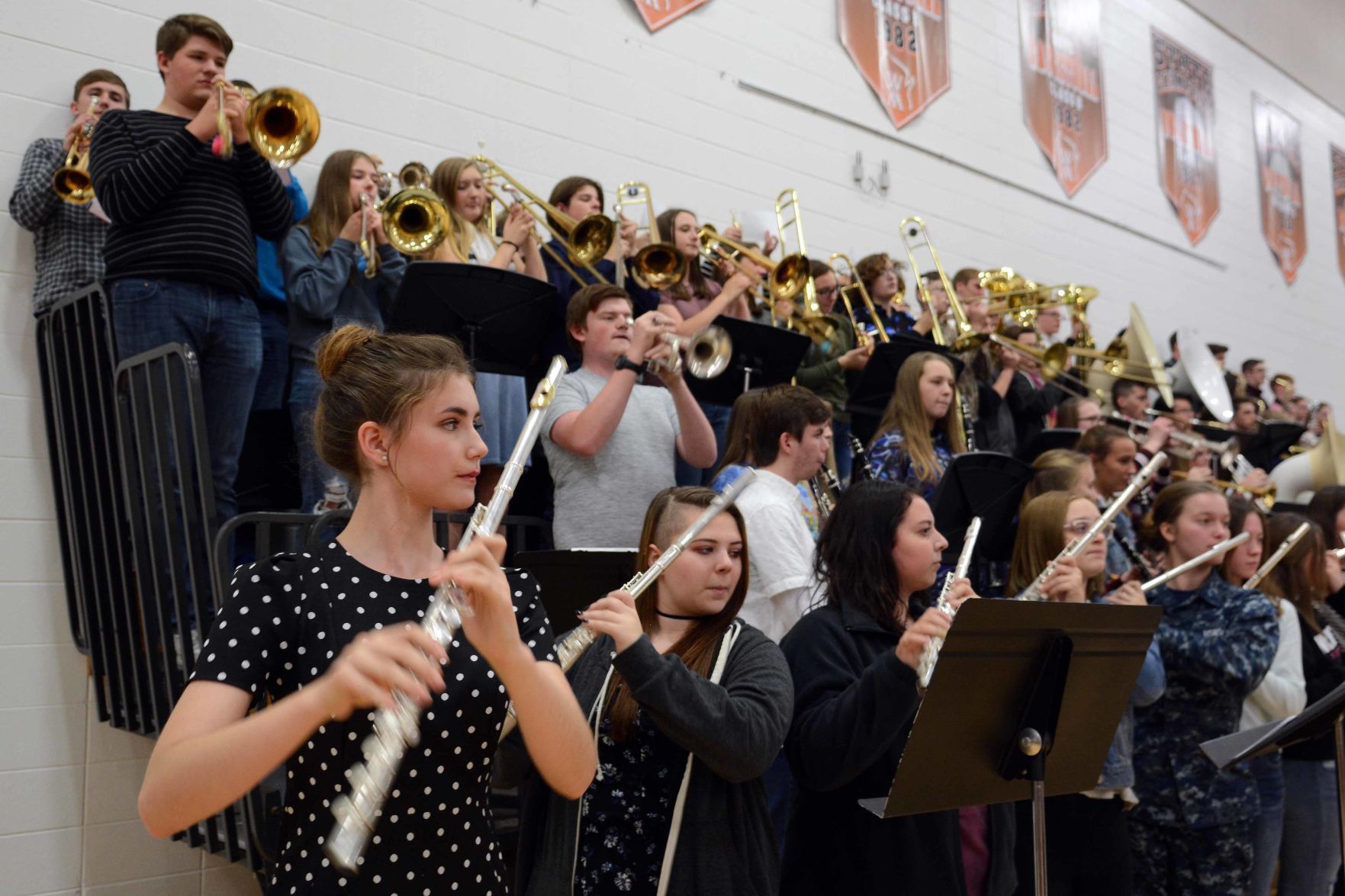 Portage High School Veterans Day ceremony 2019